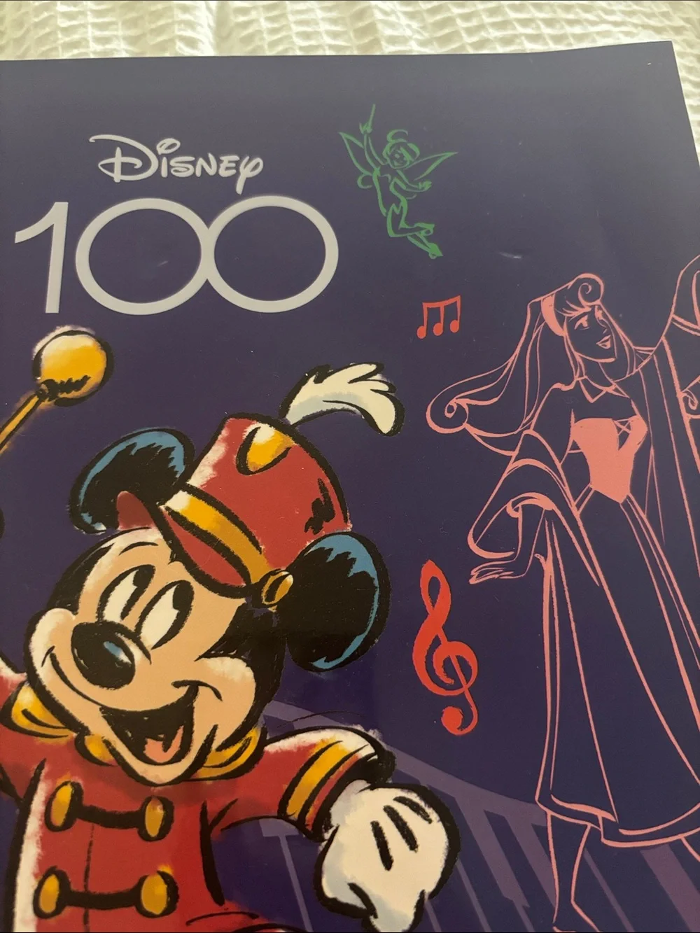 Disney Mickey Mouse Marching Band folder- Blue, Red & White